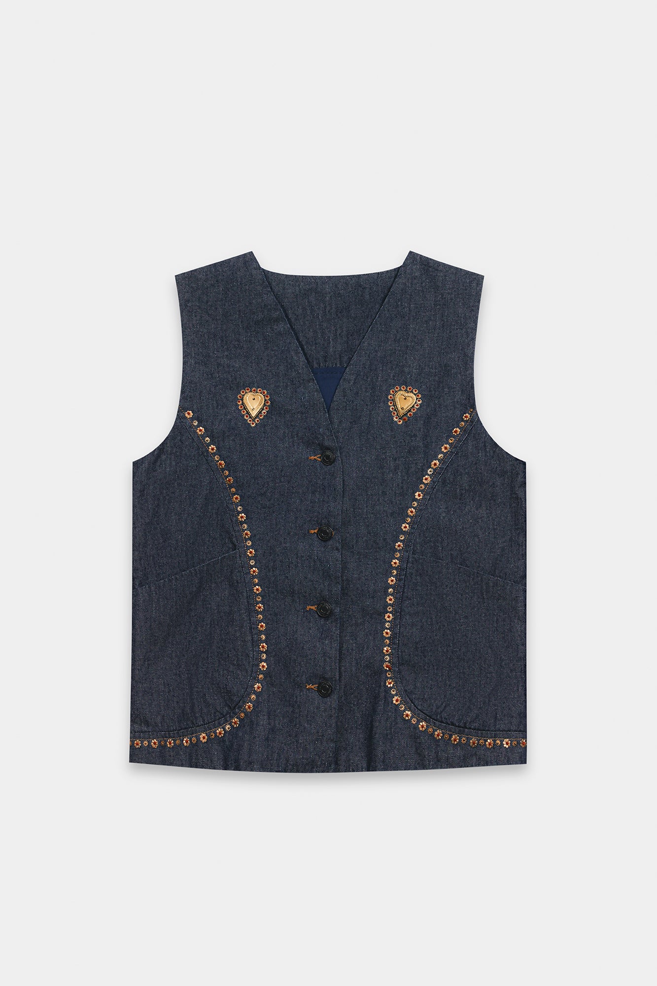 EMBROIDERED VEST (E0196/120/618)