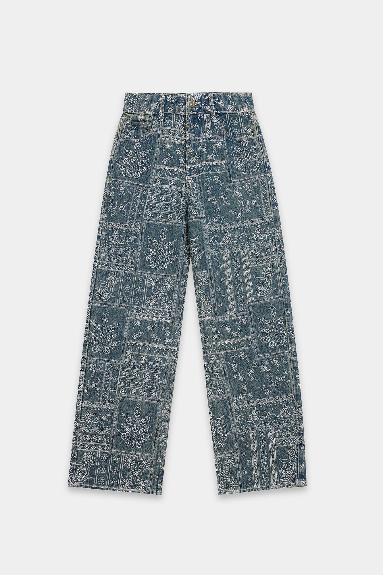 EMBROIDERED JEANS (E0216/120/619)