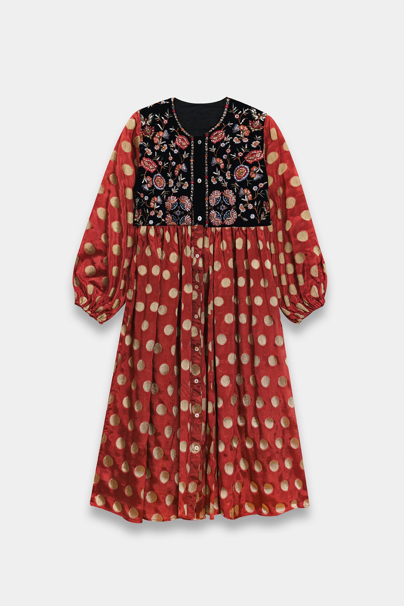 EMBROIDERED DRESS (E0667/119/902)