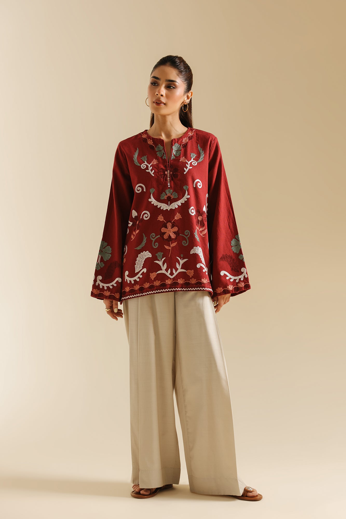 EMBROIDERED KURTI (E0669/119/416)