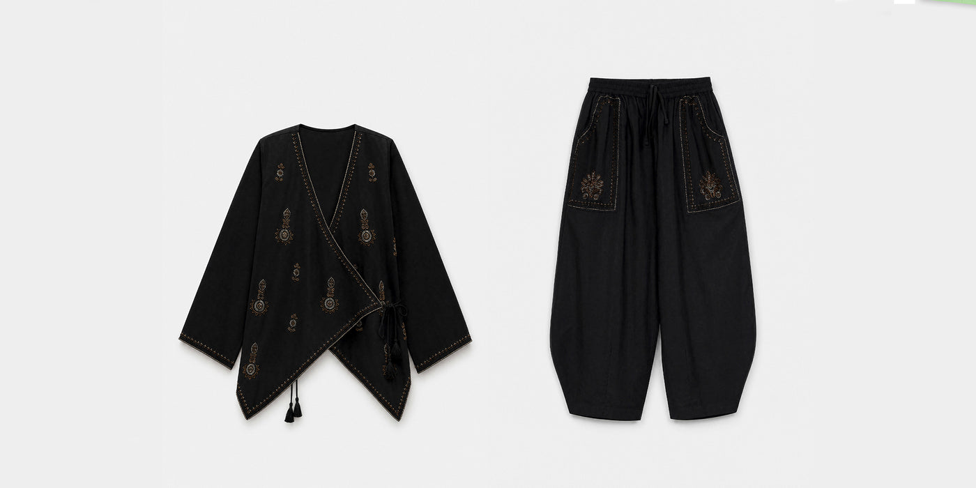 EMBROIDERED SUIT (E0830/119/902)