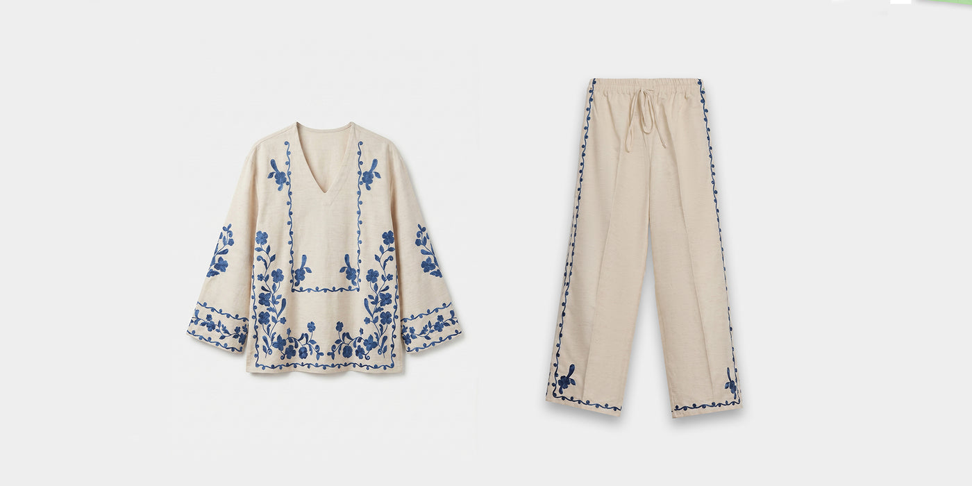 EMBROIDERED SUIT (E0893/119/004)