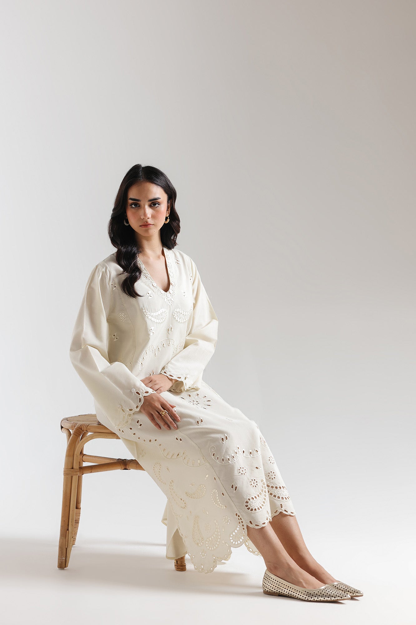 EMBROIDERED DRESS (E7504/102/227)