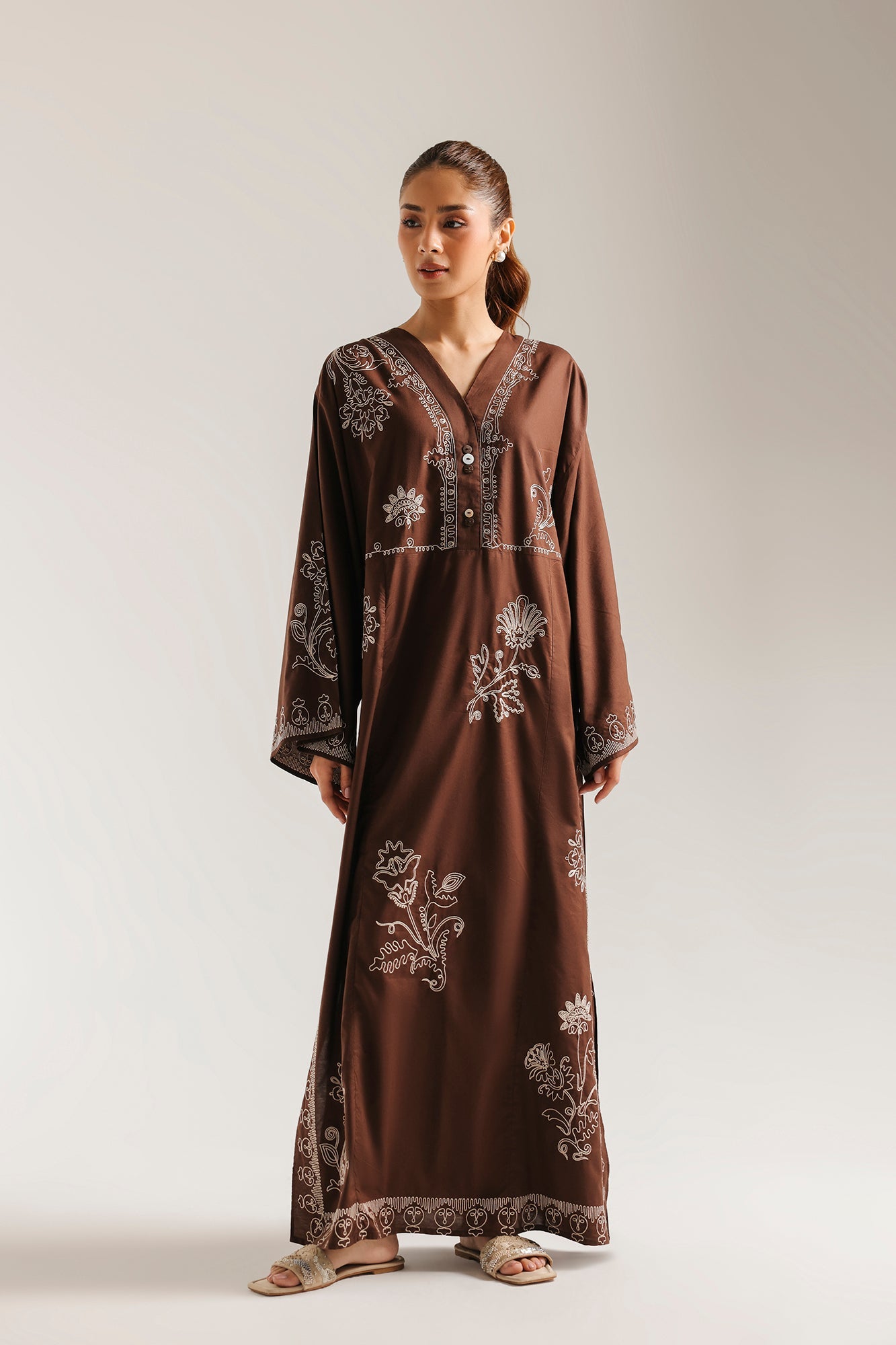 EMBROIDERED DRESS (E7557/102/802)