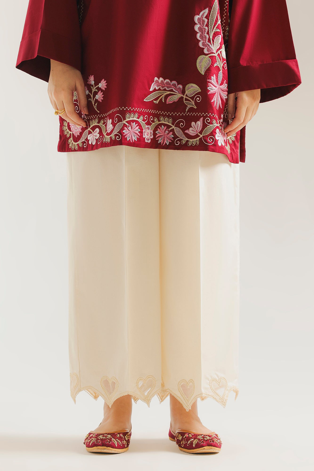 EMBROIDERED TROUSER (E7652/102/003)