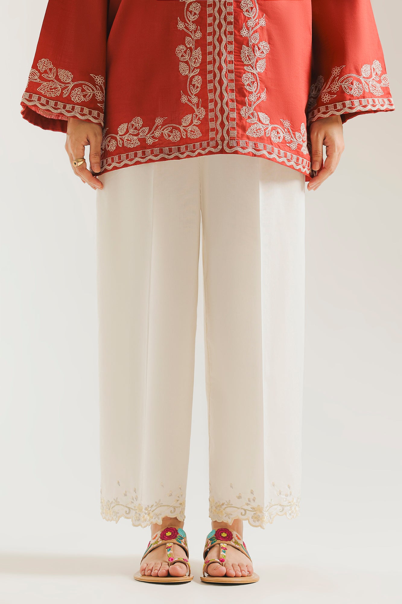 EMBROIDERED TROUSER (E7658/102/002)