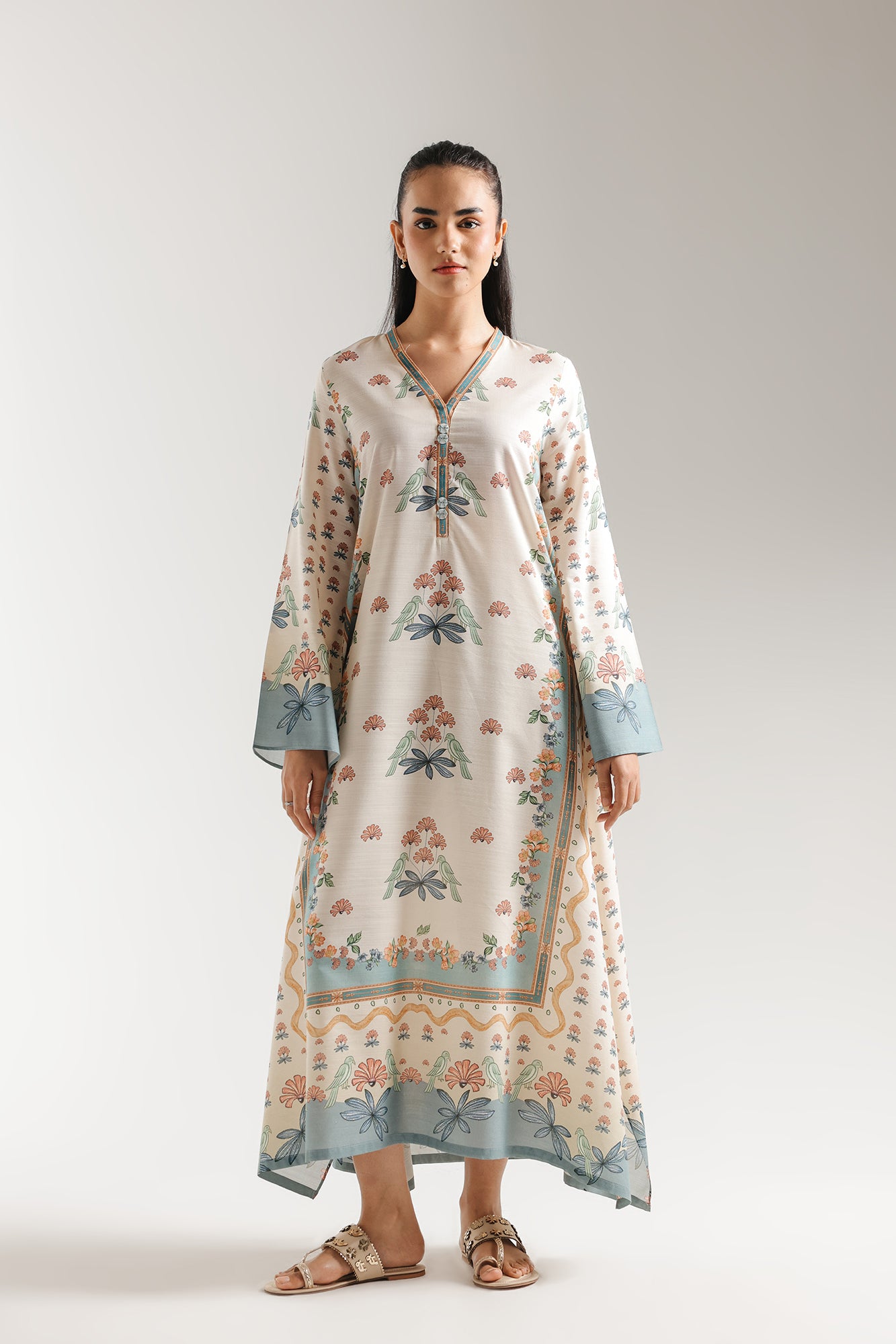 PRINTED KAFTAN (E8066/102/004)