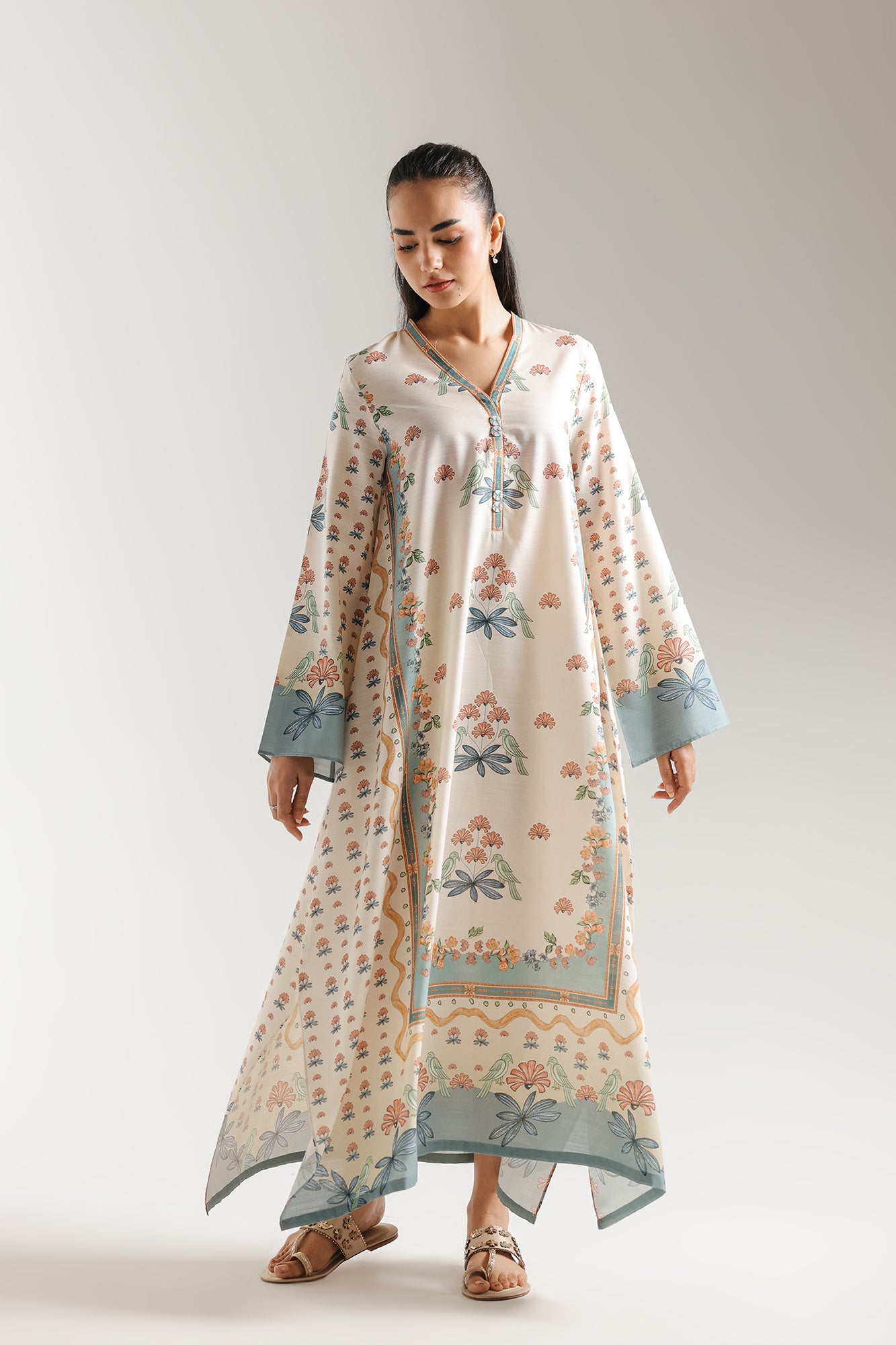 PRINTED KAFTAN (E8066/102/004)